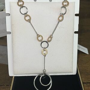 Silver and gold tone Bancroft necklace